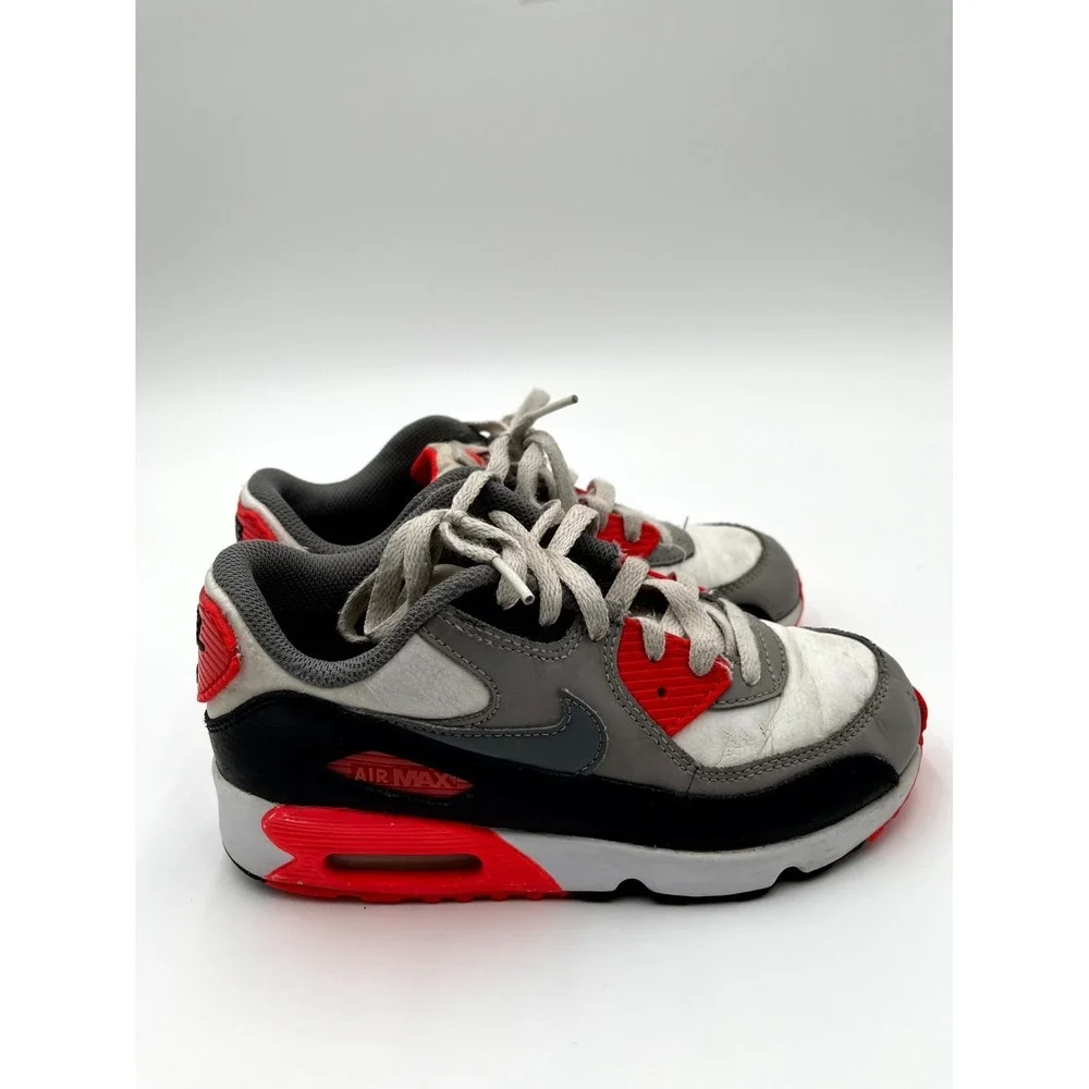 Nike Kids Sneakers Gray White Red